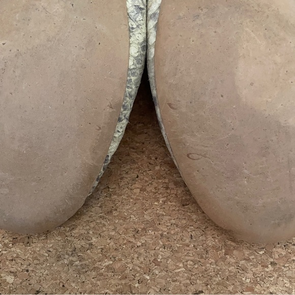 Sam Edelman Felicia Ballet Flat Embossed Leather Python Snake Print Size 6 shoes - Picture 7 of 8